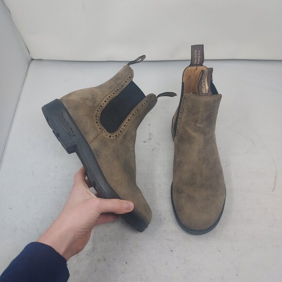 Blundstone Shoes - Blundstone WOMENS Chelsea Rustic Brown Tall Boot